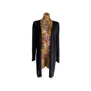 J Jill cardigan long thin black large
